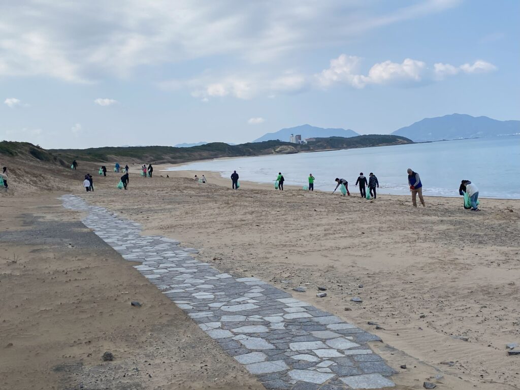 ２０２５年３月９日　われら海岸探偵団　岩屋海岸清掃活動