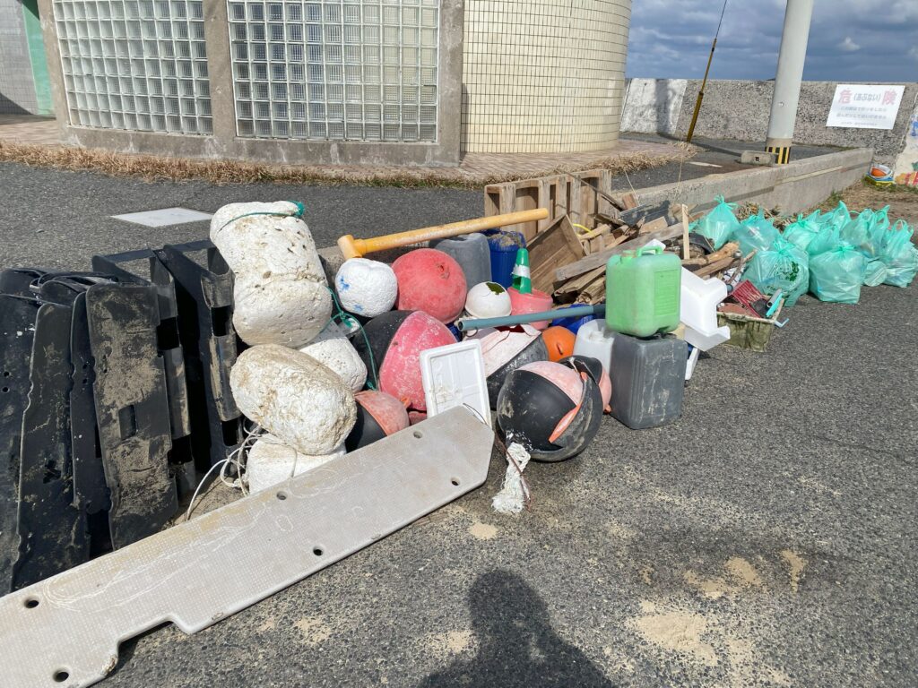 ２０２５年２月９日　われら海岸探偵団　脇田海岸海岸清掃